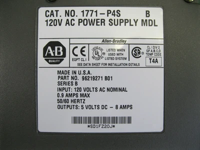 USED Allen-Bradley 1771-A2B