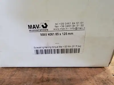 85 x 125 mm Locking Assembly/Keyless Bushing 4061