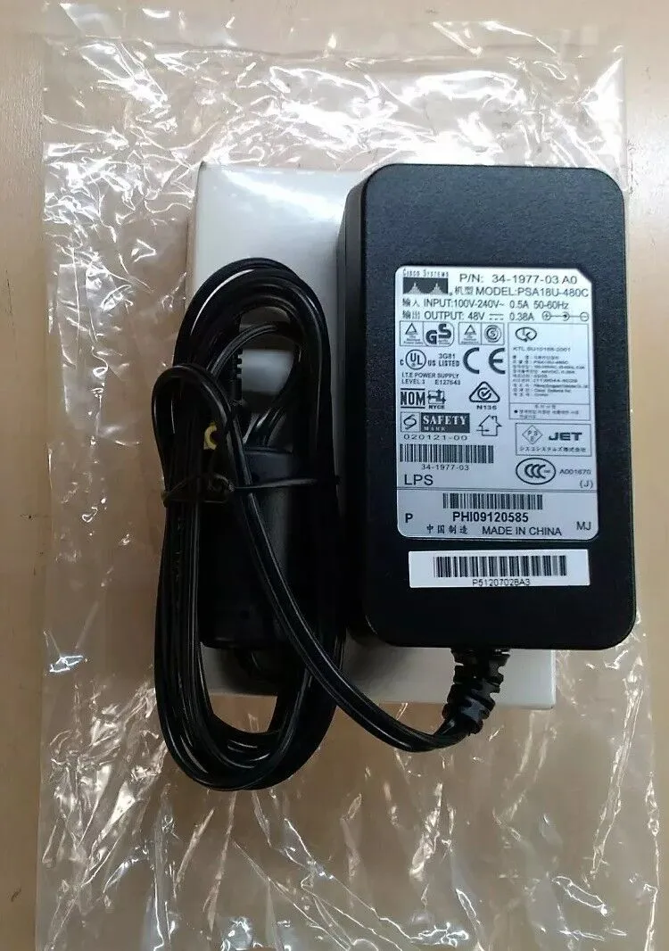 CISCO SYSTEMS PSA18U-480C POWER ADAPTER 34-1977-03 A0 5D-5