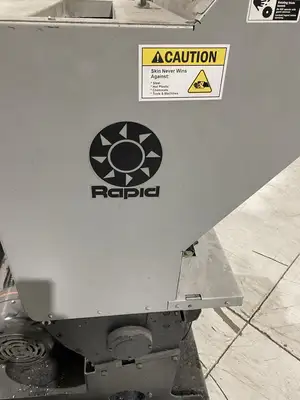 Used RAPID 200 SERIES PLASTIC GRANULATOR 460V 3PH SELLING AS IS Granulators Michigan US | Maverick Industrial Sales #1093005