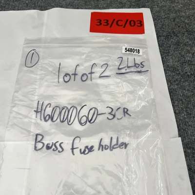 Used Bussmann H60060-3CR Misc Industrial Equipment California US | Davliegogo LLC #1729895
