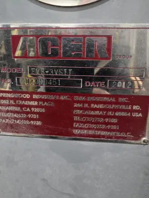 2012 ACER E-MILL 3VSII Mills, Millers, Vertical | Holland Equipment Hunters, Inc. (5)