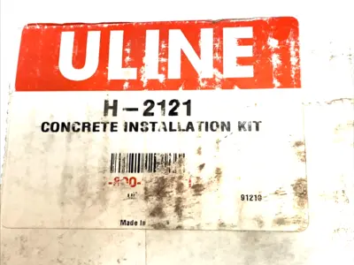 USED U-LINE CONCRETE INSTALLATION CONCRETE ANCHOR KIT