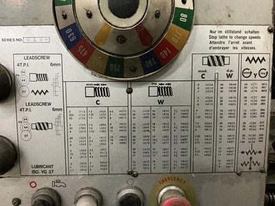 Used WILLIS CP-1550 Engine Lathes | Equipment Recovery Corp. #1330954