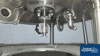 USED Pfaudler 30 Gal Pfaudler Glass Lined Reactor, 50/150#