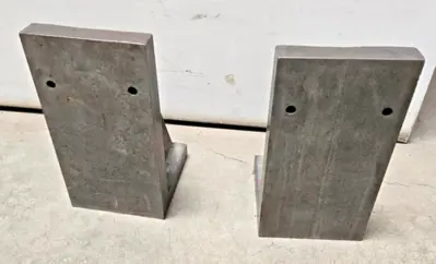 2 Pcs Pair Angle Block 6" x 12" x 6" Machinist Tool Milling Precision