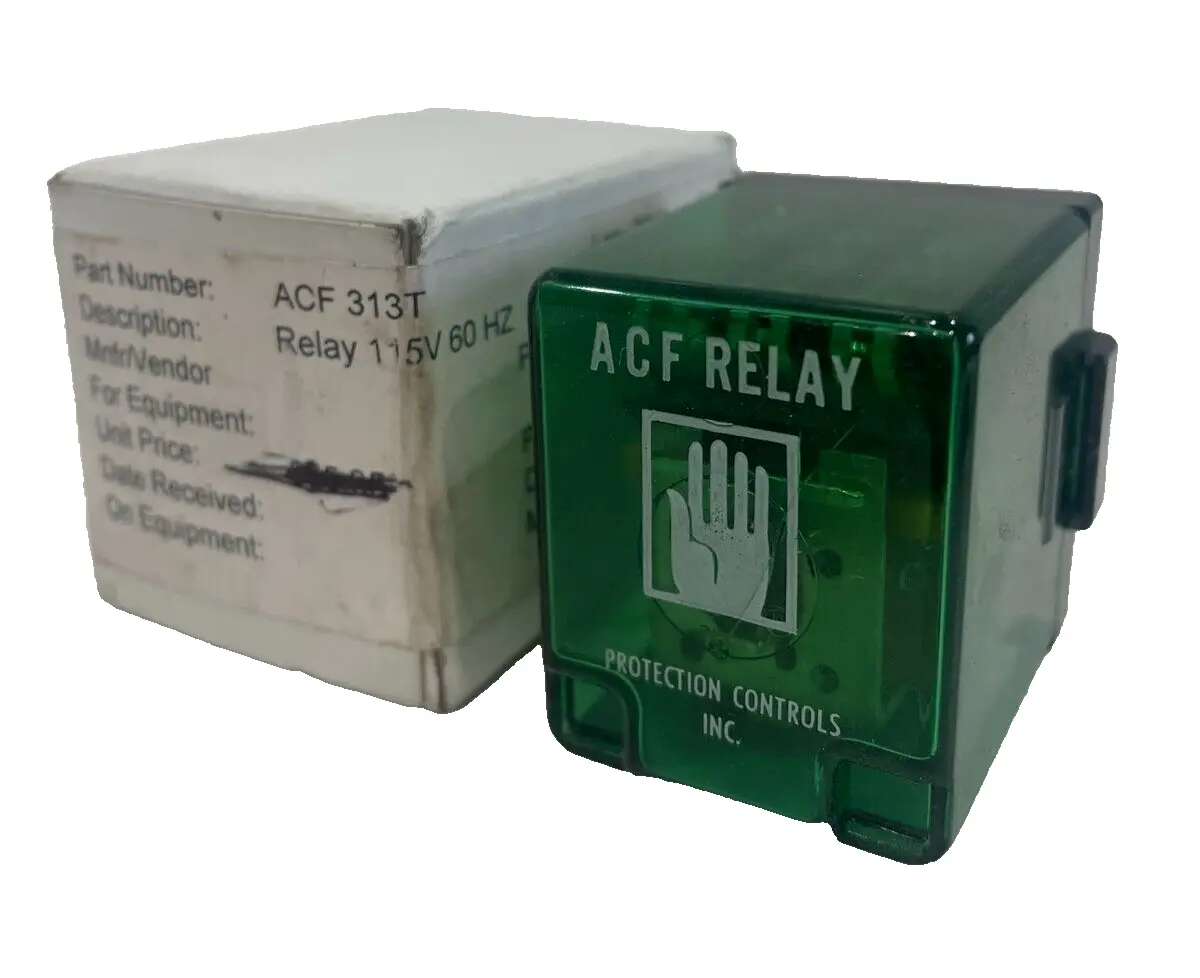 NEW ACF 313T RELAY 115V 60HZ 30I6