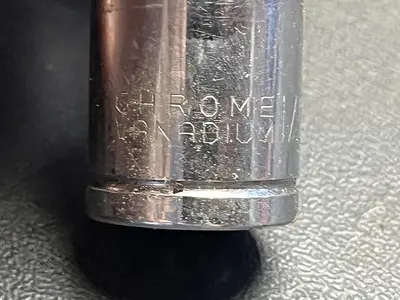 Chrome Vanadium " 6 Point 1/2 Deep Socket