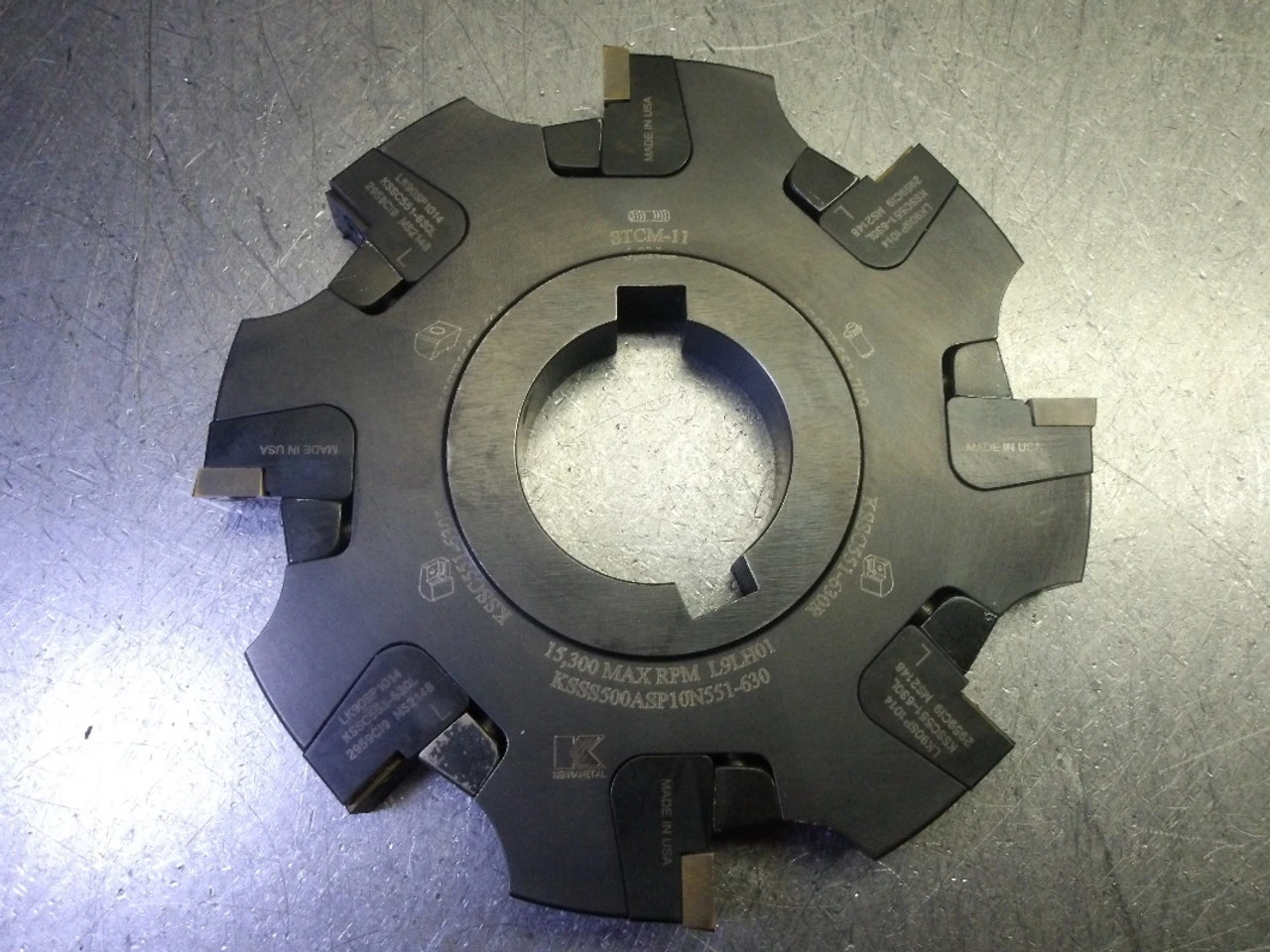 Kennametal 5" .515" Slot Milling Cutter KSSS500ASP10N551-630 (LOC1262B)