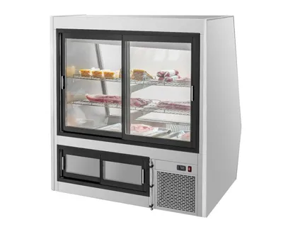 Migali 4 Ft Deli Display Case, Straight Glass