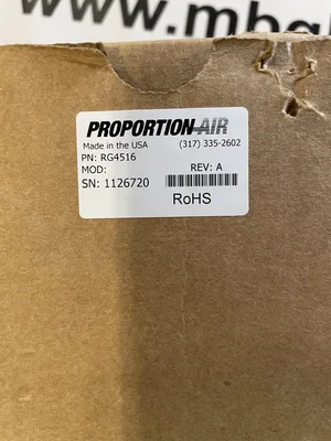 Proportion-Air QPV1TBNEEZP100PSGCXL Proportion Air Pressure Regulator -NIB