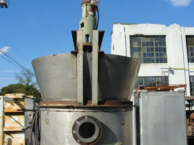 SPC7007  Tank 300 gallon vertical tank, Stainless Steel, 1 hp agitator, conical