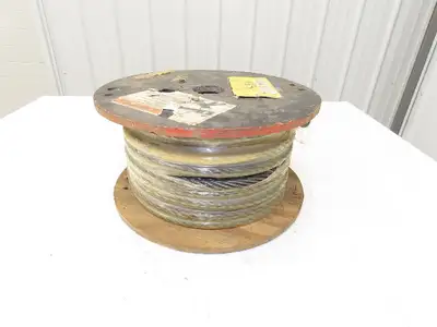 Commercial Group 9/16" x 104' Steel Wire Rope Crane Hoist Winch Lifting Cable