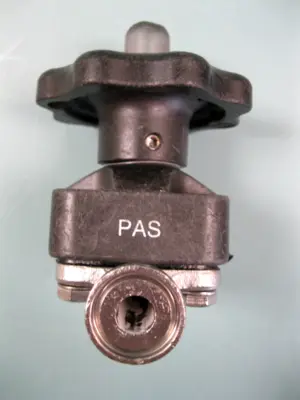 Lot (3) 1/2" & 3/4" ITT Crane Tri-Clamp Manual SS Sanitary Diaphragm Valve G2