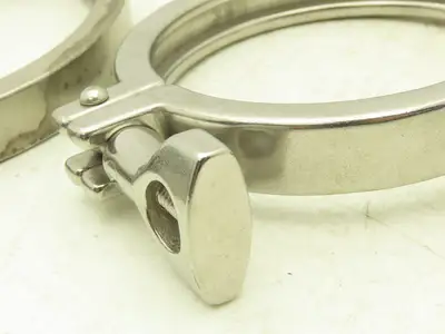 Tri Clover 3"/4" 3" Sanitary Tri Clamp 11 Single & Double Pin/ 5 - 4" Lot of 16