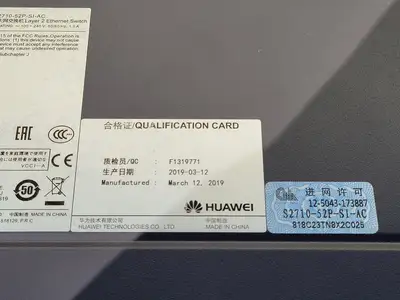 NEW 2019 HUAWEI S2710-52P-SI-AC