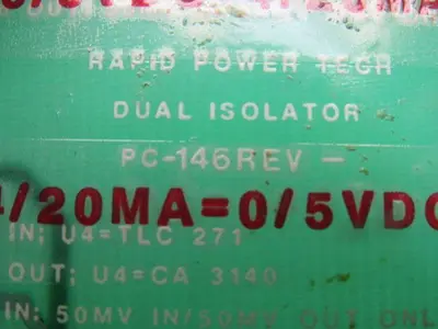 Rapid Power Tech PC-146 Dual Isolator PCB Circuit Board