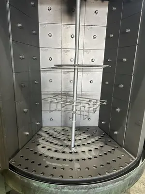 36" X 72" GOFF MODEL #3672D SPINNER HANGER SHOT BLAST CLEANING SYSTEM, NEW 2006: STOCK #22470