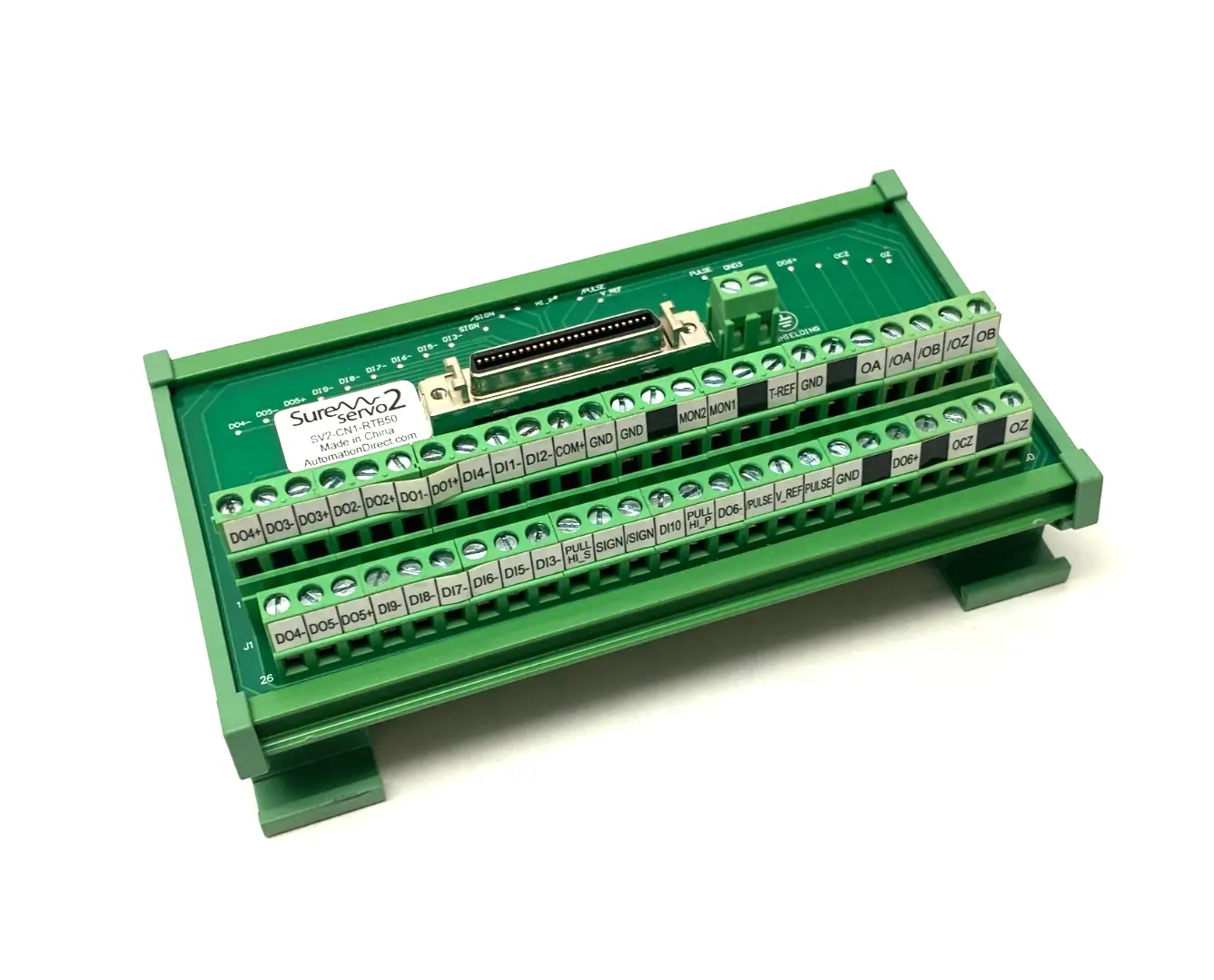 USED AUTOMATION DIRECT SURESERVO2 FEEDTHROUGH MODULE 50-POLE