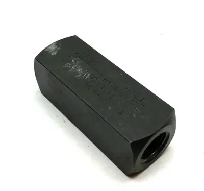 USED PARKER COLORFLOW INLINE CHECK VALVE, HYDRAULIC, 5000PSI