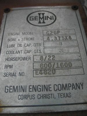 USED GEMINI G-26