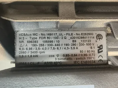 Used BECKER SV 8.190/1-01 Vacuum Pumps South Carolina US | ESS Industrial Equipment Sales #1280871