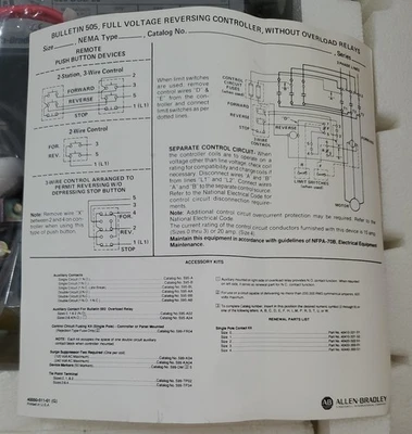 NEW Allen-Bradley 505-DOD-23