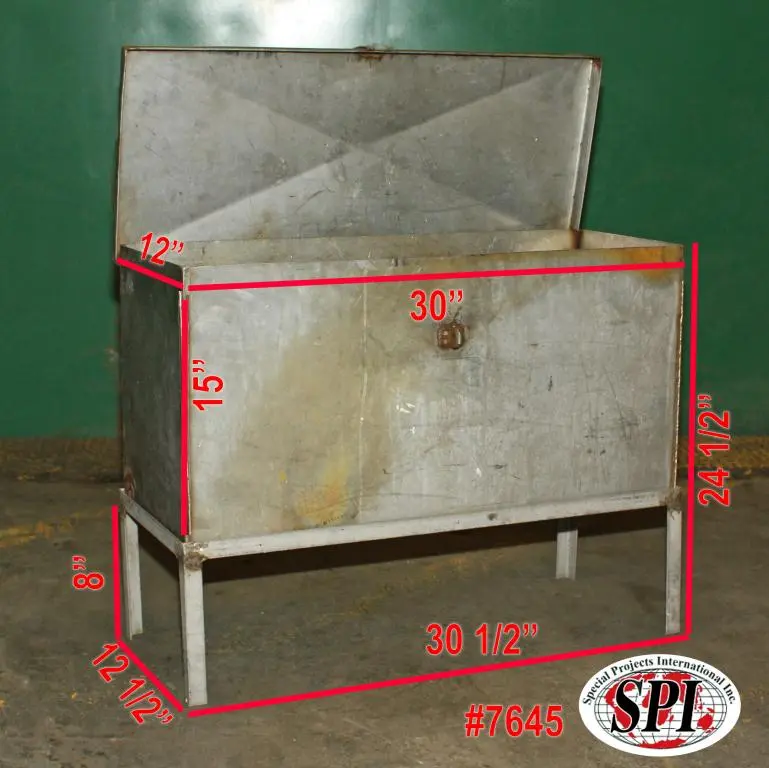 SPC7645  Miscellaneous Equipment chemical storage locker 12"W x 30"L x 15 "D