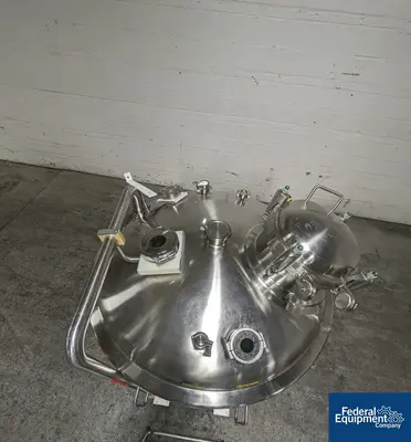 USED Precision 1,200 Liter Precision Stainless Reactor, 316L S/S, 45/100#