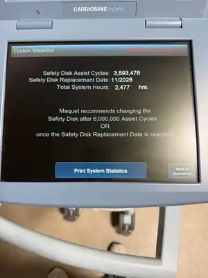 Used Maquet Maquet Cardiosave Hybrid Intra-Aortic Balloon Pump (IABP) System with Mobile Cart Pumps / Aspirators Texas US | PT Medical Technologies #1520471