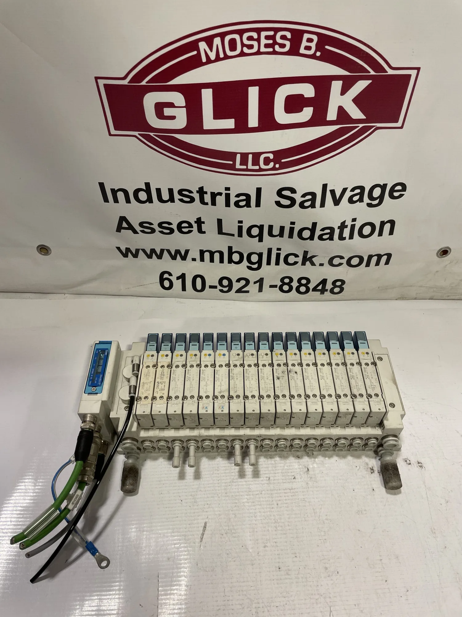 SMC EX260-SEN1 Ethernet/IP Fieldbus System Pneumatic 16 Solenoid Valve Manifold