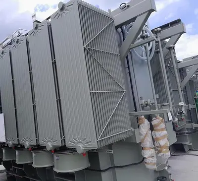 USED SGB HIGH-VOLTAGE TRANSFORMER 63MVA, 31,5KV/115KV, 40 OHM