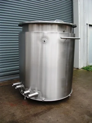 1,100 L S/S Electrically Heated Jacketed Cooker Tank