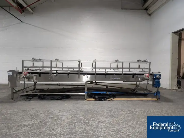 Used Barry Wehmiller 72" x 175" Accumulation Conveyor Accumulation Tables Ohio US | Federal Equipment Company #131273