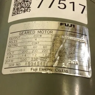 USED FUJI ELECTRIC LBSSG202P15