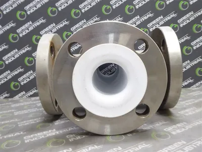Unbranded 4-Way Flanged Cross Pipe 6" Flange 1-7/8" Bore 8-3/4" Wide Surplus