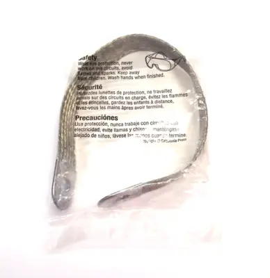 USED QUICK CABLE BRAIDED LUG-TO-LUG GROUND STRAP 4 GAUGE 13"