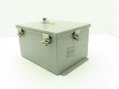 Hoffman  A1008CHNF Electrical Enclosure Wall Mount  8"x4"x10" Continuous Hinge