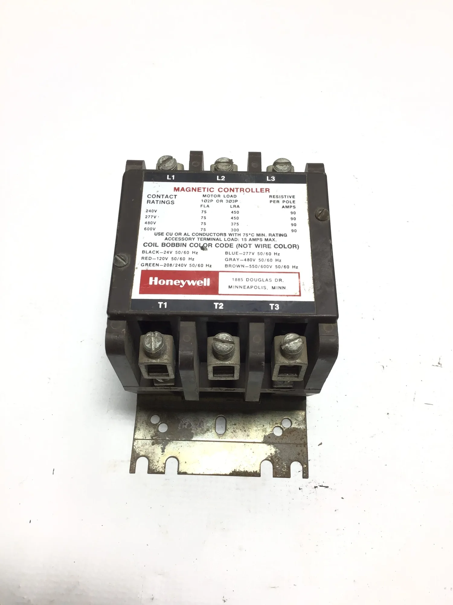 Honeywell Definite Purpose Contactor 90Amps