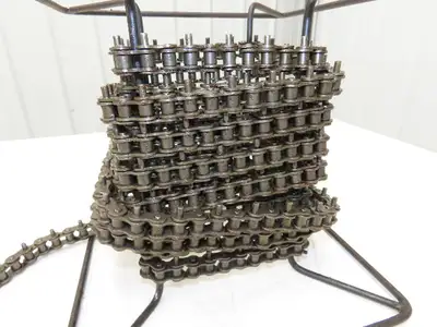 Peer 50R X100FT SP D-1 E2PIN Roller Chain #50 Riveted 20' Reel D-1 Attachment
