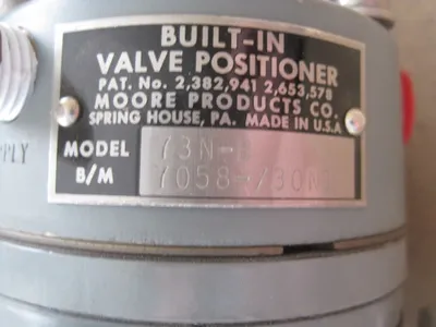 NEW ITT DIA FLO 015-0000-03225-00R CPW175 VALVE WITH 73N-BPOSITIONER