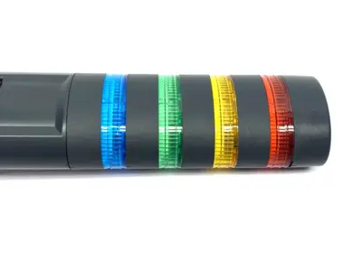 Used IDEC Indicator LED Tower Light 4-Tier Direct Mount w/ Alarm Light Source Equipment Michigan US | Maverick Industrial Sales #1398333