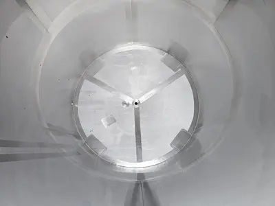 Used ADI Laval 2100 Gallon Tank, 304 Stainless Steel