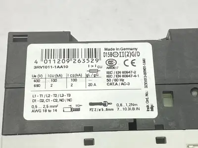 USED SIEMENS 3RV1011-1AA10