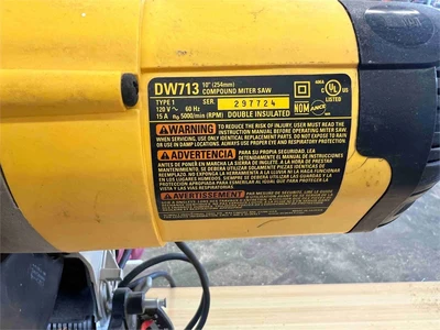 Used DEWALT DW713 Miter Saws California US | MachineryMax #1390474