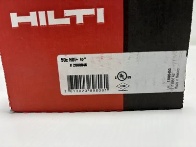 Hilti HDI+ / HDI FLUSH ANCHOR Drop-in anchor HDI+ 1/2″ 2080046 50/Box