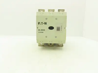 Eaton DILM500 Motor Starter Contactor IEC 3Ph 500A @460V Coil 110-250V