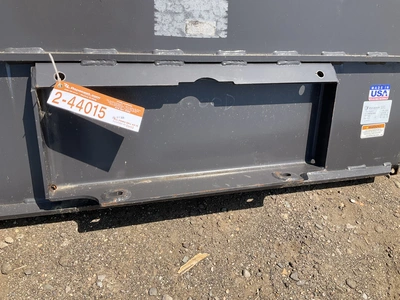 New old stock Paladin 48” high capacity smooth bucket for a mini skid steer, welded on cutting edge,...