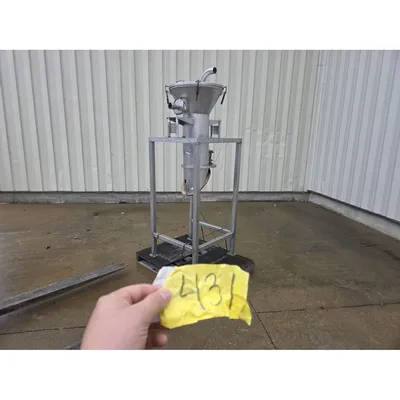 Used Stainless Steel Hopper Loader Receiver with Stand