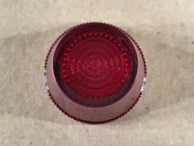 30 mm Red Pilot Light Lens Cap